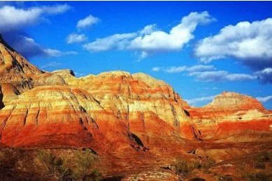 Zhangye Rainbow Colored Mountains