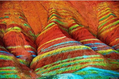 Zhangye Rainbow Colored Mountain