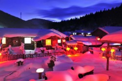 China Snow Town