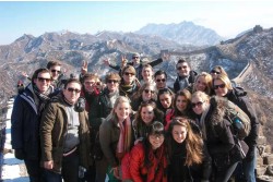 Group Photo on the Wild Great Wall of China