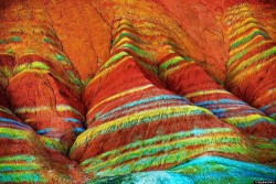 Zhangye Rainbow Colored Mountain