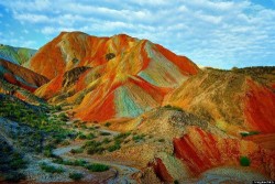 Zhangye Rainbow Colored Mountains