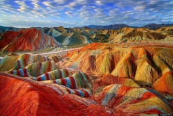 Zhangye Rainbow Colored Mountains